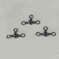 thumbnail image 3 of 100pcs Three Way Cross-Line Fishing Barrel Swivels Fast Rolling Swivels Fishing Lures Connector, 3 of 6