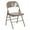 Beige, variant on Flash Furniture HERCULES Series Triple Braced & Double Hinged Gray Metal Folding Chair