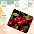 thumbnail image 3 of Cherry Gaming Mouse Pad Desk Mat Desk Pad, Non-Slip Rubber Bottom, Printed, Square 8.3x9.8 Inch - Suitable for Office and Gaming, 3 of 6