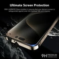 thumbnail image 2 of Protector de pantalla Upcommon UARMOR Glass Privacy para iPhone 15 Pro, 2 of 8