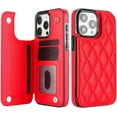 thumbnail image 1 of HCTian for iPhone 16 Plus Luxury Leather Wallet Card Phone Case Flip Stand Cover, 1 of 7