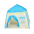 thumbnail image 4 of Tienda de juegos para niños, tienda de campaña de princesa para juegos en interiores y exteriores, tienda de juegos interior india tipo castillo para azul, 4 of 8