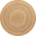 thumbnail image 1 of Unique Loom Tapis de Jute Tressé à la Main 7' x 7' Rond Naturel, 1 of 1