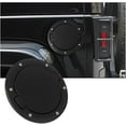 thumbnail image 6 of Applicable to Black Filler Fuel Door Cover Guard Fuel Tank Cap Cover Aluminum Alloy Gas Tank Cap Compatible For Jeep Wrangler JK 2 4 Door 2007-2017, 6 of 6