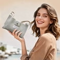 thumbnail image 5 of Knitted Travel Bag Summer Leisure Key Wallet Women's Mobile Phone Bag, 5 of 5
