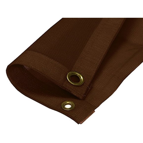 Brown Mesh Tarp 6' 6" X 19' 6"