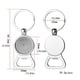 thumbnail image 5 of Llavero abridor de botellas, llavero decorativo nacional, mochila, cartera, bolso, llavero temático, colgante de fútbol, ​​Metal extraíble Almacenamiento y organización del hogar bosnia herzegovina Moyic HA073844-05, 5 of 6