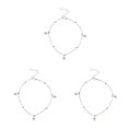 thumbnail image 1 of Sonducket Tobillera para niñas, exquisita cadena para pies, adornos para tobillos, accesorio de moda, cadenas para pies para decoración de Type1 NO1, 1 of 6