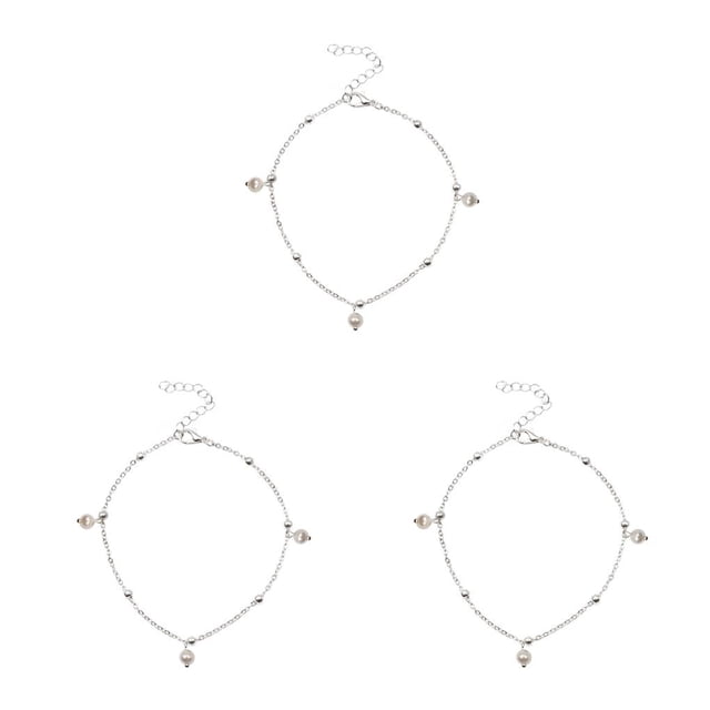 Sonducket Tobillera para niñas, exquisita cadena para pies, adornos para tobillos, accesorio de moda, cadenas para pies para decoración de Type1 NO1
