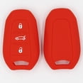 thumbnail image 3 of Cubierta de Del Coche de Silicona Apta para Lvero Remoto Inteligente Carcasa de Cáscara Rojo Zulema Smart Remote Key Case Shell, 3 of 8