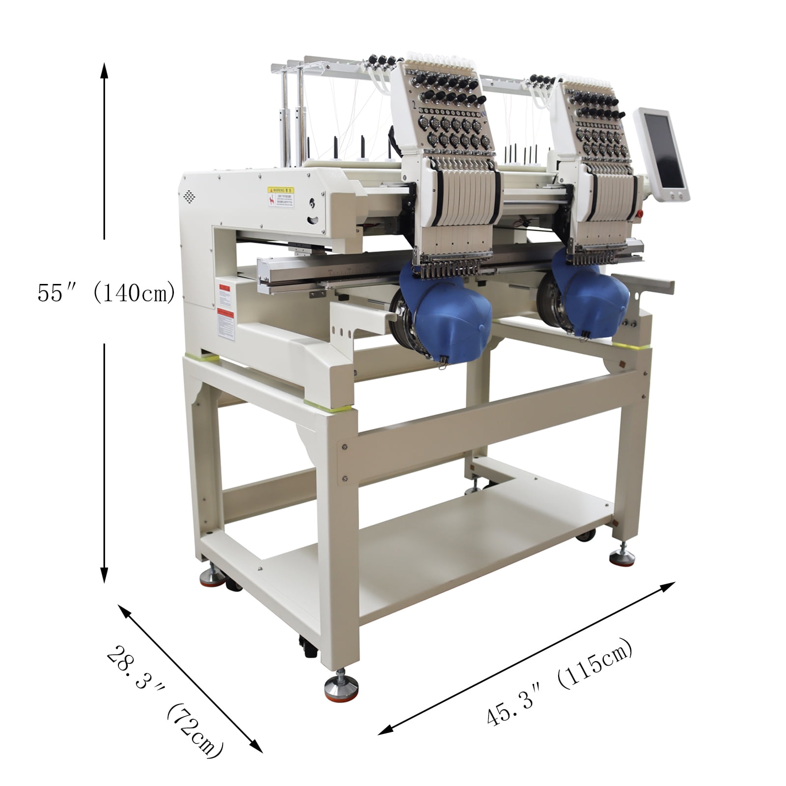 Double-station Automatic Embroidery Machine Caps Logo Embroidery Machine 12 Needles Embroidery Machine