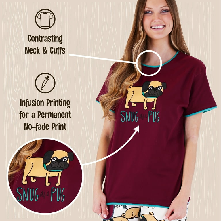 Cute Pug Pajama - Snug As A Pug Shirt Cute Pug Pajama - Snug As A Pug Shirt