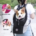thumbnail image 2 of Pet Dog Carrier Carrier For Dogs Backpack Out Double Shoulder Portable Travel Outdoor Carrier Bag Mesh, 2 of 11