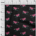 thumbnail image 1 of oneOone Georgette Viscose Fabric Branch & Bird Block Decor Fabric Printed BTY 42 Inch Wide, 1 of 4