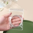 thumbnail image 4 of BUYISI Sealed Jewelry Storage Bags for Earrings Thickened Pvc Material for Protection 46 Threads 7*10, 4 of 8