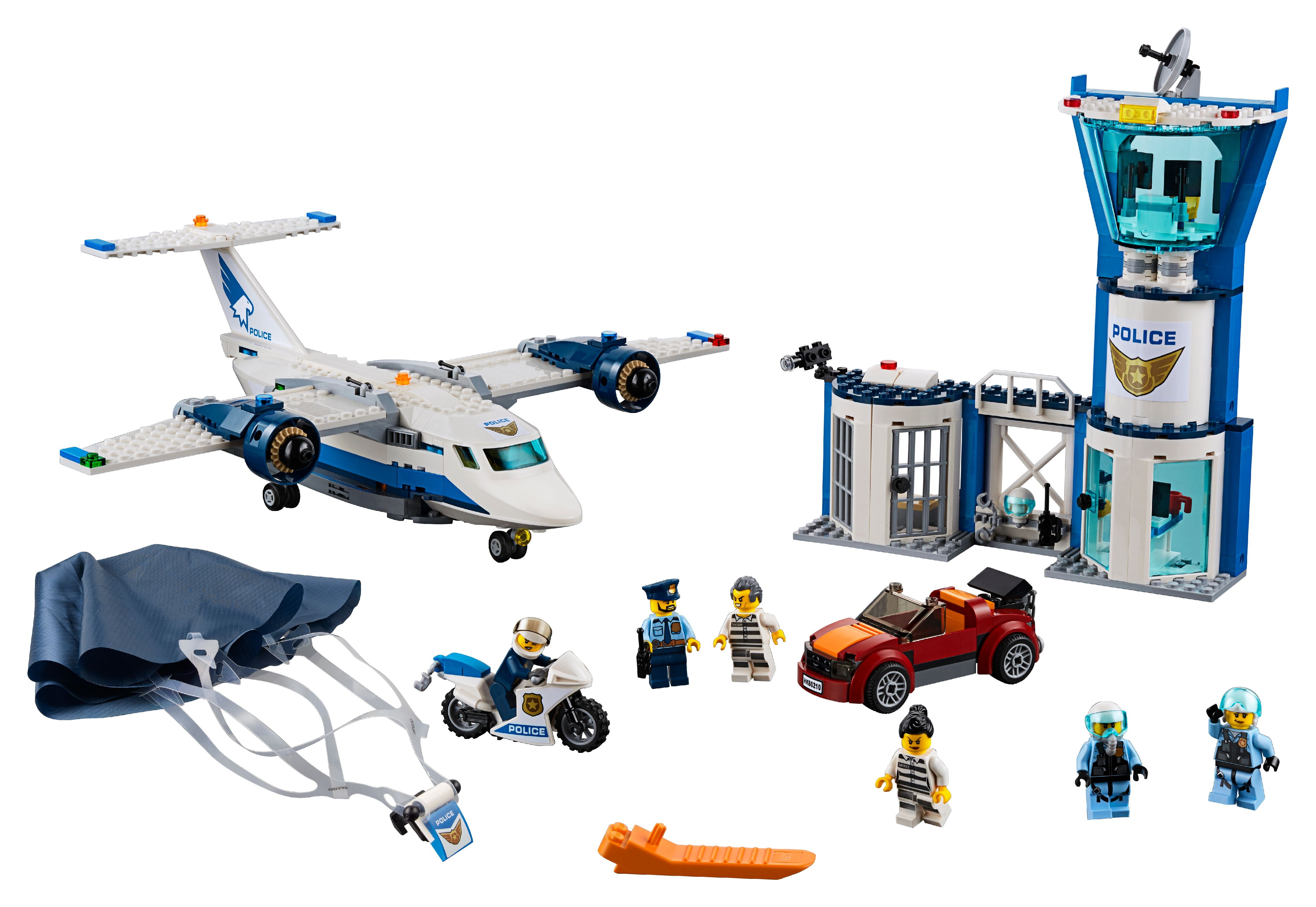 lego police airplane