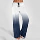 thumbnail image 5 of Gibobby pantalones nieve mujer Pantalones de yoga sueltos con estampado de cintura elástica y tira de bolsillo de cintura alta para mujer Pantalones largos casuales (Azul marino, S), 5 of 5