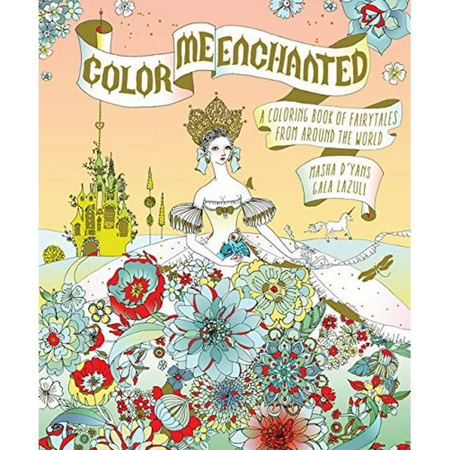 Color Me Enchanted: un Livre de Coloriage de Contes de Fées du Monde Entier