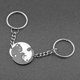 thumbnail image 5 of Llavero Yin Yang de acero inoxidable con grabado personalizado, regalo negro Taichi Fengshui, 5 of 5