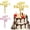 Gold, variant on Mother's Day Cake Topper, 10pcs Acrylic Happy Mother's Day Cupcake Topper for Birthday Mother's Day Cake Party Decoration Supplies (Pink -1)