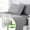 Steel Grey, variant on Southshore Fine Living, Inc. King Sheet Set, Rayon/Viscose Derived from Bamboo Sheets, White