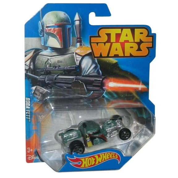 Star Wars Hot Wheels Boba Fett Die Cast Toy Car