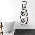 thumbnail image 5 of Cotton Bath Towels for Bathroom - subway Print Microfiber Quick Dry Towels for Body Bath Sheets, Personalized Beach Towel, Soft Shower Towels for Travel Home Beach 27*55in, 5 of 7