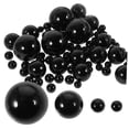 thumbnail image 5 of HONMEET 125pcs Black ABS Round Floating Beads for Vase Fillers, Wedding Decorations, Crafts, Home Decor, 1.2 x 1.2 x 1.2 inches, 5 of 8