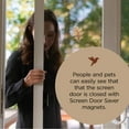 thumbnail image 3 of Screen Door Saver - Screen Magnets - Keep People and Pets from Running Into Screen Doors & Patch Small Holes with Screen Door Magnets - Made in USA - Oak Leaf - Pack of 2 (1 pair), 3 of 6