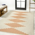 thumbnail image 3 of JONATHAN Y SANTA MONICA 5 x 8 Area Rug, Vinales Diamond Stripe - Beige/Orange, SMB204A-5, 3 of 6
