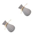 thumbnail image 4 of Moyic Jarrón de plástico exquisito jarrón anticerámica jarrones de flores irrompibles ligeros y bonitos jarrones para boda fiesta gris Gris 2Conjunto, 4 of 6