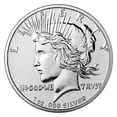 thumbnail image 4 of 1 oz Silver Round - Random Design - Lot of 5, 4 of 4