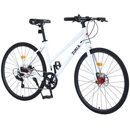 700C Hybrid Road Bike Disc Brake City Bicycle Unisex Men Women
