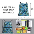 thumbnail image 2 of Easygdp snow board blue Drawstring Backpack Gym Bag,Sport Gym Sackpack,Gym Sack with Side Pocket for Men Women, 2 of 6