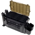 thumbnail image 5 of Large Dual-Layer Fishing Tackle Box Organizer With 2 Rod Holders And Cup Holders For Outdoor Fishing Adventures, 5 of 14