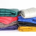 thumbnail image 3 of PUFF 50" x 60" Down Alternative Indoor/Outdoor Water Resistant Packable Throw, Purple, 3 of 3