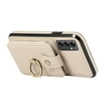 thumbnail image 4 of for Samsung Galaxy A14 5G Case, Elegant Minimalist Wallet Case with Ring Kickstand and Shoulder Strap, Shockproof Stylish Protective Durable PU Leather Cover for Samsung Galaxy A14 5G, Beige, 4 of 7