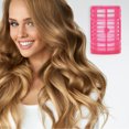 thumbnail image 2 of Unique Bargains 6 Pcs Rouleau de Cheveux Volumisant Pratique Sans Chaleur pour Femmes 2.48"x1.57 Pouces Rose Rouge, 2 of 4