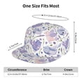 thumbnail image 6 of Uemuo Lavender Flowers Pattern Women's Baseball Cap,Straight Brim Hat,Golf Dad Hat,Travel Hat,Sun Protection Cap,Everyday Accessory, 6 of 9