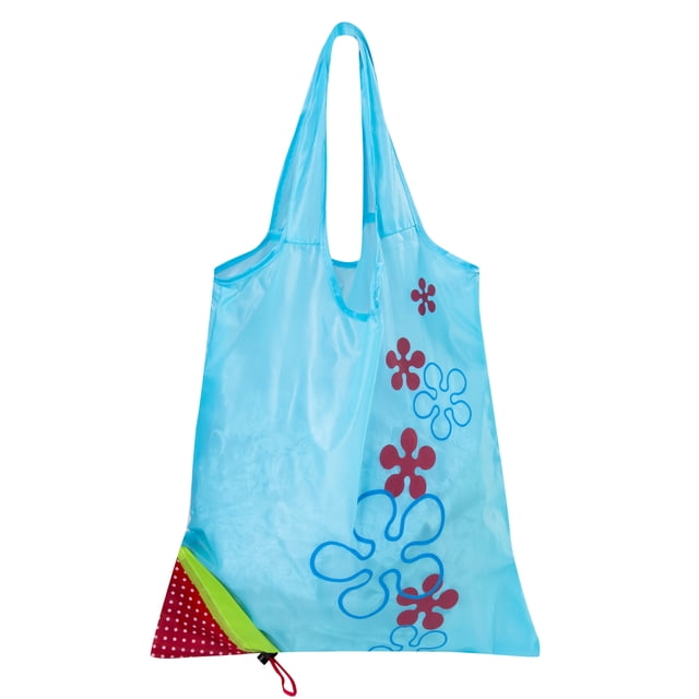 SAYOO Portador de compras lavable portátil de gran capacidad, bolsa de asas impresa plegable impermeable reciclable SAYOO casual