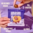 thumbnail image 2 of Smash Foods Peanut Butter & Concord Grape Jammy Protein Bites, 10g Protein, Gluten-Free, 4 Count, 2 of 7