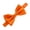 Orange, variant on Men's Satin Adjustable Pre-Tied Bow Tie - Orange