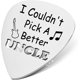 thumbnail image 1 of Púa de guitarra para marido, él, marido, púas de guitarra, aniversario, día de San Valentín, regalos huecos de acero inoxidable, regalos de cumpleaños para músico, él, hombres, novio, regalos de espos, 1 of 4