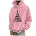 thumbnail image 2 of Letdown Vintage Merry Christmas Fashioned Christmas Sweatshirt for Men, Long Sleeve Lightweight Casual Crewneck Pullover Holiday Pullover 2025 Novelty Sweatshirt (Pink-03,L), 2 of 5