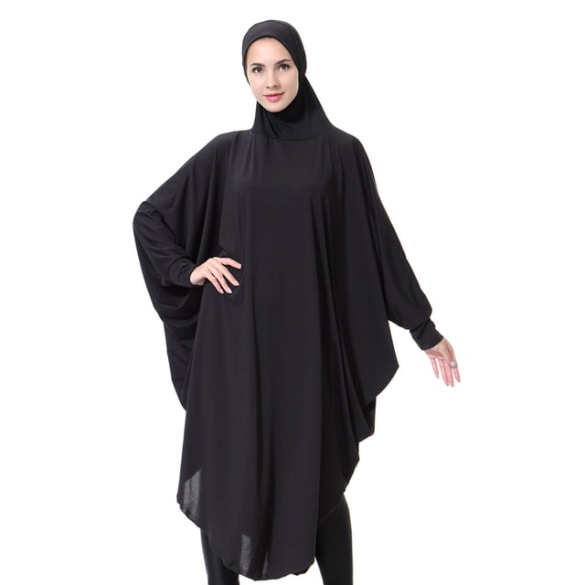 Tauxra Women's Long Hooded Robe Solid Color Casual Robe for Women Long Sleeve Housecoat with Hood Daily Lounge Robe