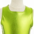thumbnail image 3 of IBTOM CASTLE Kids Girls Halloween Costume Holographic Skater Dress Metallic Music Festivals Outfit Cosplay Carnival Birthday Party Dress up 5-6 Years Fluorescent Green, 3 of 8