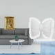 thumbnail image 2 of Marco De Fotos De Resina Y Vidrio, Soporte Para Tarjetas Con Un Bonito Cojín Con Lazo Para Decoración Moderna Del Hogar, Cómoda Mesita De Noche, Sala De Estudio, Silla De Oficina,, 2 of 8