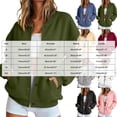 thumbnail image 3 of Ymyiu Womens Sweatshirt Womens Snap Sweatshirts Jackets Long Sleeve Casual Loose Outwear with Pockets(Wine, S), 3 of 9