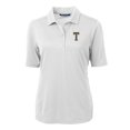 thumbnail image 2 of Women's Cutter & Buck White Georgia Tech Yellow Jackets Team Virtue Eco Pique Recycled Polo, 2 of 3