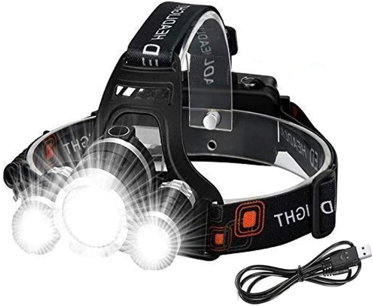 4modes Head Torch Lamp Headlamp Camping Fishing Sporting Goods Portable 